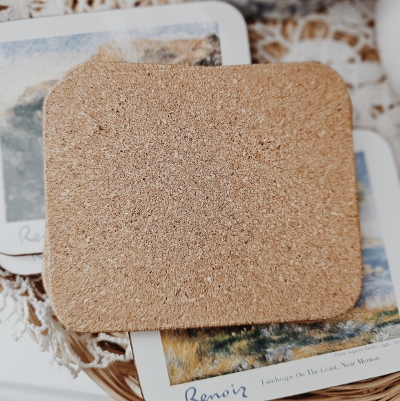 Jason Products Rectangular Renoir Art Coasters Set With Cork Backing - Picture 8 of 8